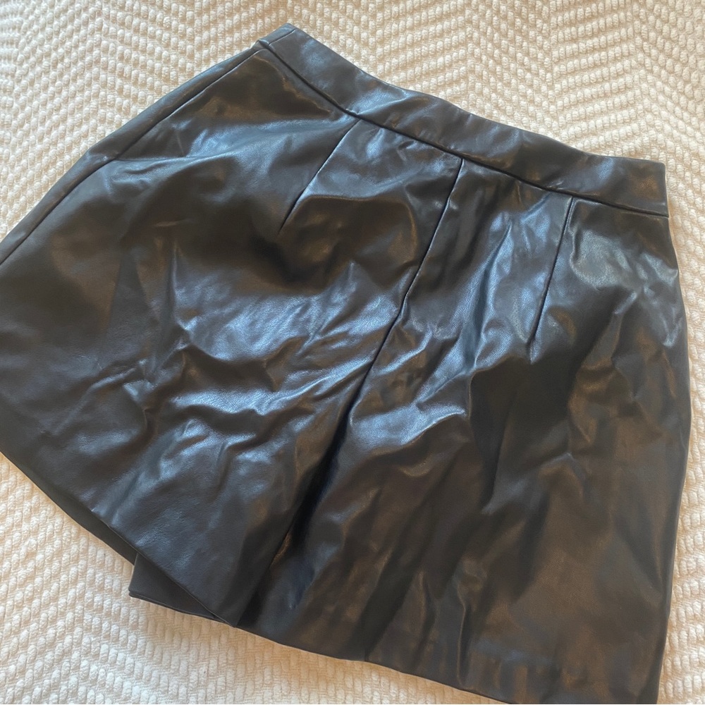 ASOS Leather Shorts - Picture 2 of 3